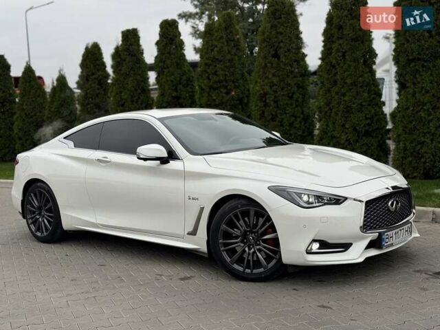 Белый Инфинити Q60, объемом двигателя 3 л и пробегом 85 тыс. км за 27500 $, фото 6 на Automoto.ua