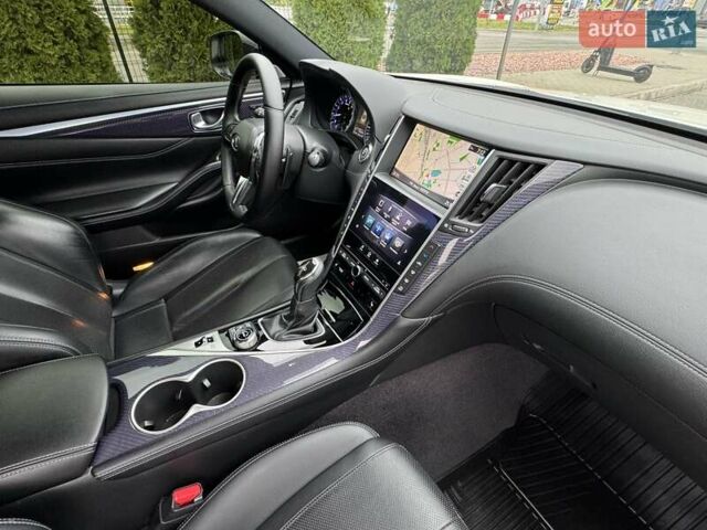 Белый Инфинити Q60, объемом двигателя 3 л и пробегом 85 тыс. км за 27500 $, фото 69 на Automoto.ua