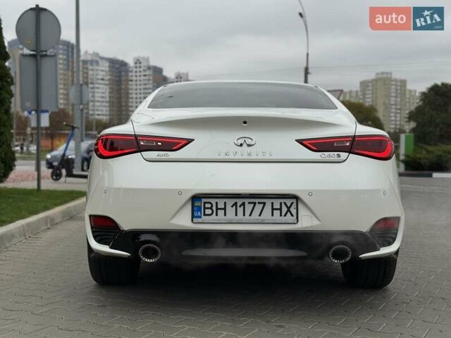 Белый Инфинити Q60, объемом двигателя 3 л и пробегом 85 тыс. км за 27500 $, фото 17 на Automoto.ua