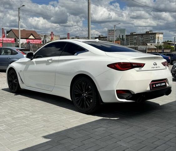 Белый Инфинити Q60, объемом двигателя 3 л и пробегом 35 тыс. км за 22700 $, фото 6 на Automoto.ua