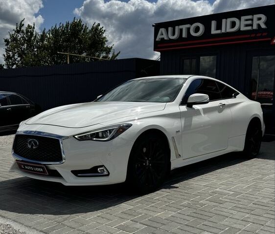 Белый Инфинити Q60, объемом двигателя 3 л и пробегом 35 тыс. км за 22700 $, фото 8 на Automoto.ua