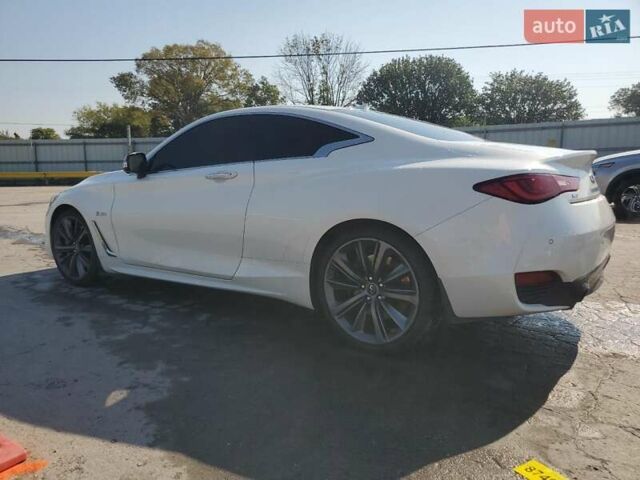 Белый Инфинити Q60, объемом двигателя 3 л и пробегом 96 тыс. км за 5800 $, фото 1 на Automoto.ua