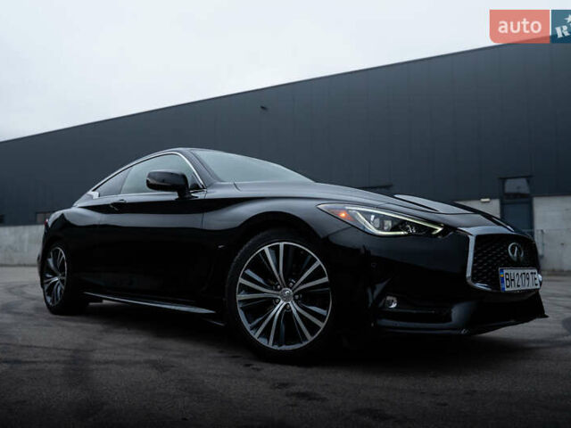 Черный Инфинити Q60, объемом двигателя 3 л и пробегом 85 тыс. км за 20800 $, фото 1 на Automoto.ua