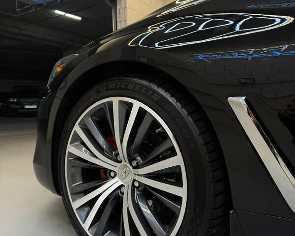 Черный Инфинити Q60, объемом двигателя 3 л и пробегом 83 тыс. км за 22500 $, фото 8 на Automoto.ua