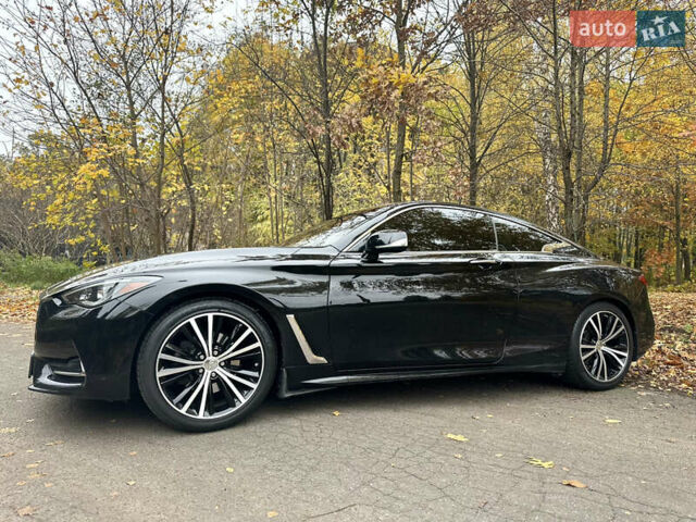 Черный Инфинити Q60, объемом двигателя 1.99 л и пробегом 92 тыс. км за 21500 $, фото 3 на Automoto.ua