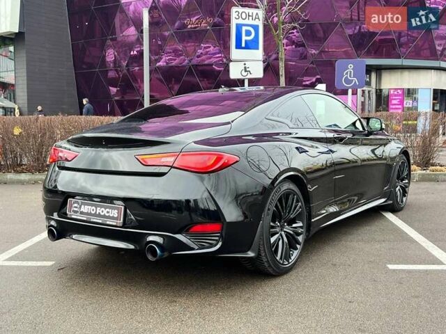 Черный Инфинити Q60, объемом двигателя 3 л и пробегом 72 тыс. км за 23990 $, фото 7 на Automoto.ua