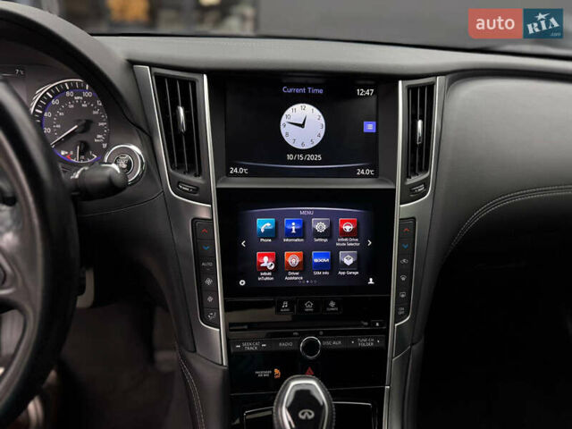 Черный Инфинити Q60, объемом двигателя 3 л и пробегом 97 тыс. км за 21400 $, фото 10 на Automoto.ua