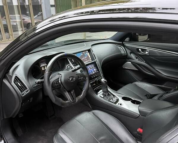 Черный Инфинити Q60, объемом двигателя 3 л и пробегом 55 тыс. км за 27500 $, фото 12 на Automoto.ua