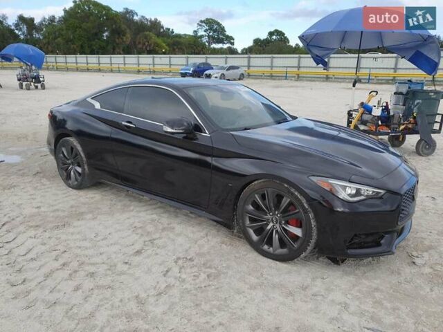 Черный Инфинити Q60, объемом двигателя 3 л и пробегом 55 тыс. км за 7000 $, фото 3 на Automoto.ua