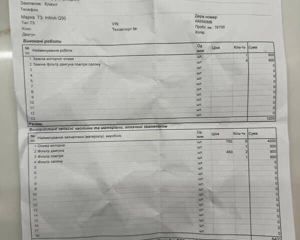 Черный Инфинити Q60, объемом двигателя 3 л и пробегом 77 тыс. км за 24500 $, фото 38 на Automoto.ua