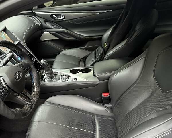 Черный Инфинити Q60, объемом двигателя 3 л и пробегом 55 тыс. км за 27500 $, фото 13 на Automoto.ua
