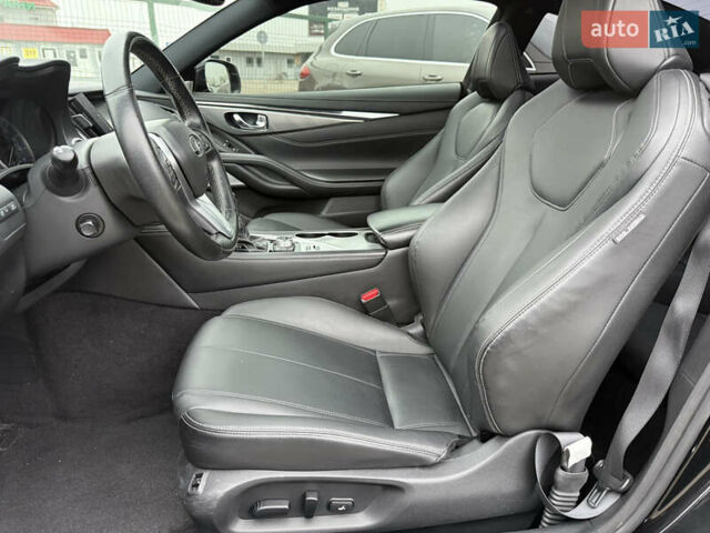 Черный Инфинити Q60, объемом двигателя 3 л и пробегом 78 тыс. км за 23490 $, фото 11 на Automoto.ua