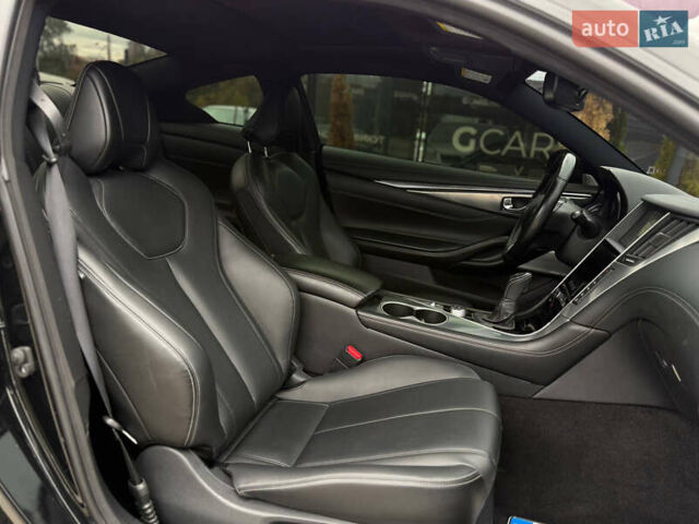 Черный Инфинити Q60, объемом двигателя 3 л и пробегом 97 тыс. км за 21400 $, фото 14 на Automoto.ua