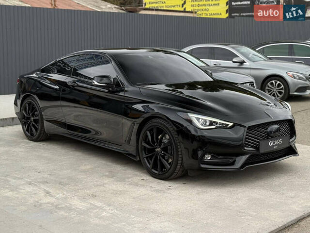 Черный Инфинити Q60, объемом двигателя 3 л и пробегом 97 тыс. км за 21400 $, фото 2 на Automoto.ua