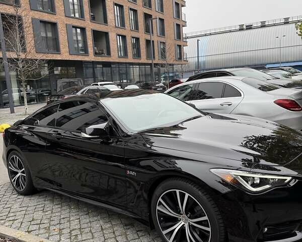 Черный Инфинити Q60, объемом двигателя 3 л и пробегом 55 тыс. км за 27500 $, фото 2 на Automoto.ua