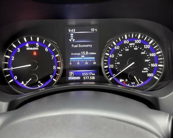 Черный Инфинити Q60, объемом двигателя 3 л и пробегом 55 тыс. км за 27500 $, фото 15 на Automoto.ua