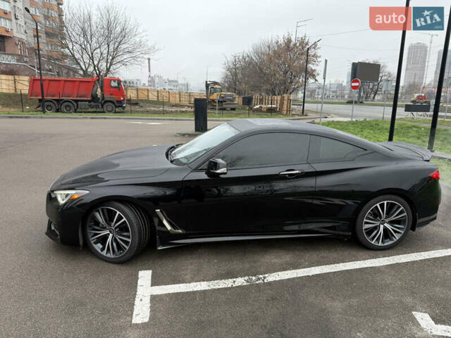 Черный Инфинити Q60, объемом двигателя 3 л и пробегом 86 тыс. км за 25400 $, фото 3 на Automoto.ua