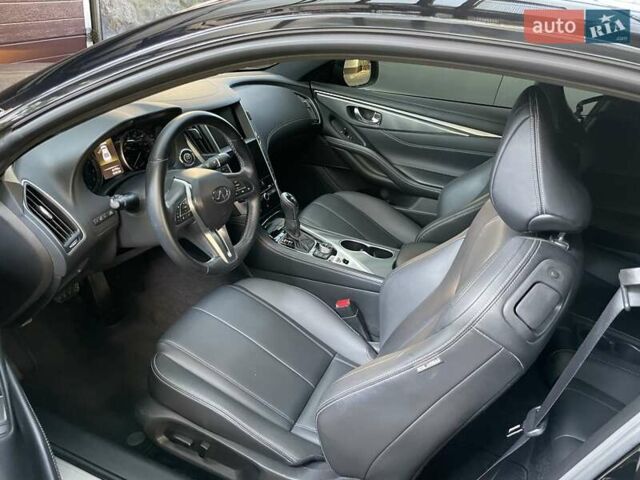 Черный Инфинити Q60, объемом двигателя 3 л и пробегом 64 тыс. км за 24999 $, фото 25 на Automoto.ua