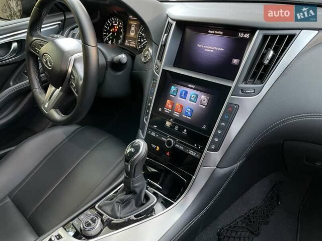 Черный Инфинити Q60, объемом двигателя 3 л и пробегом 64 тыс. км за 24999 $, фото 22 на Automoto.ua