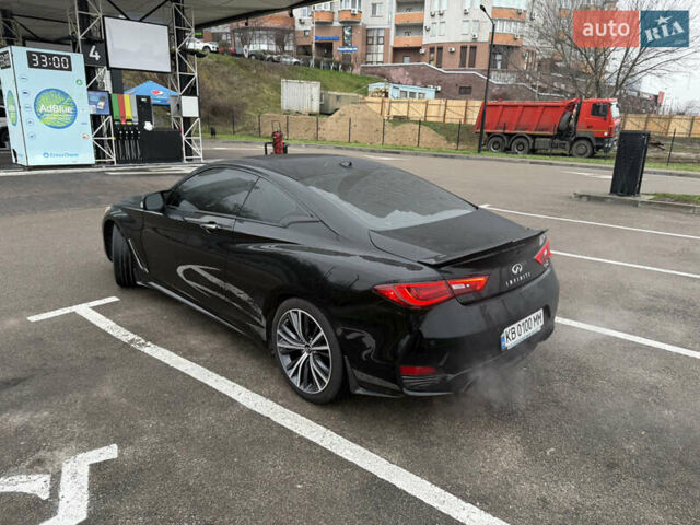 Черный Инфинити Q60, объемом двигателя 3 л и пробегом 86 тыс. км за 25400 $, фото 4 на Automoto.ua