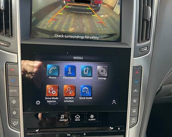 Черный Инфинити Q60, объемом двигателя 3 л и пробегом 64 тыс. км за 24999 $, фото 14 на Automoto.ua