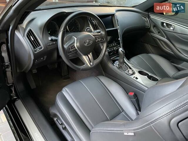 Черный Инфинити Q60, объемом двигателя 3 л и пробегом 64 тыс. км за 24999 $, фото 29 на Automoto.ua
