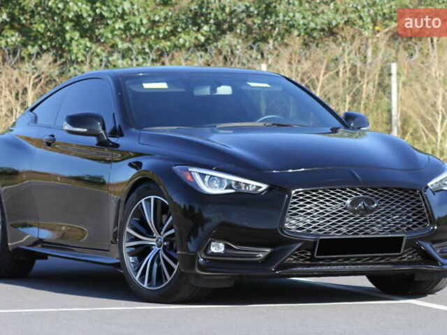 Черный Инфинити Q60, объемом двигателя 3 л и пробегом 64 тыс. км за 24999 $, фото 6 на Automoto.ua