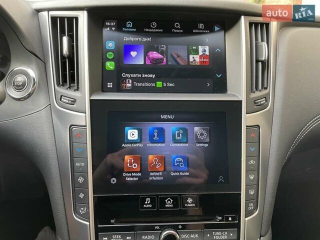 Черный Инфинити Q60, объемом двигателя 3 л и пробегом 64 тыс. км за 24999 $, фото 24 на Automoto.ua