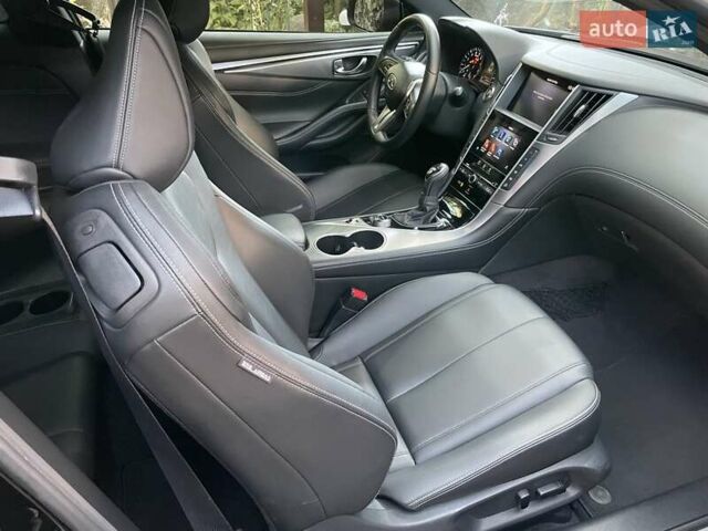 Черный Инфинити Q60, объемом двигателя 3 л и пробегом 64 тыс. км за 24999 $, фото 21 на Automoto.ua