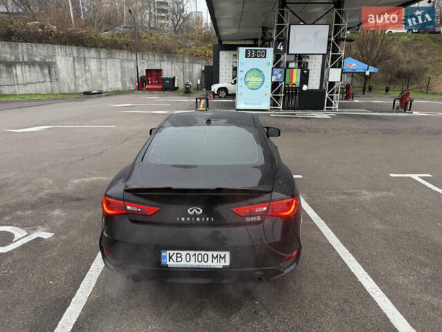 Черный Инфинити Q60, объемом двигателя 3 л и пробегом 86 тыс. км за 25400 $, фото 5 на Automoto.ua