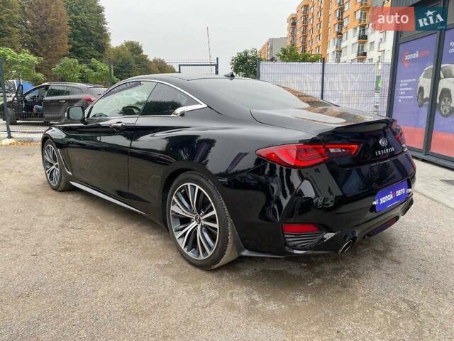 Черный Инфинити Q60, объемом двигателя 3 л и пробегом 16 тыс. км за 22000 $, фото 6 на Automoto.ua