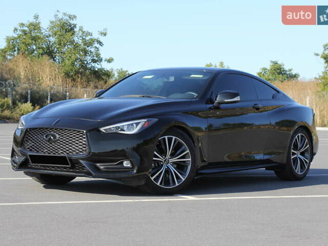 Черный Инфинити Q60, объемом двигателя 3 л и пробегом 64 тыс. км за 24999 $, фото 4 на Automoto.ua