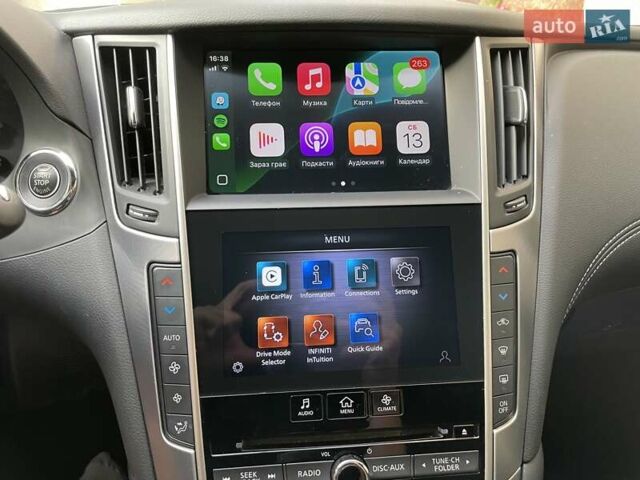 Черный Инфинити Q60, объемом двигателя 3 л и пробегом 64 тыс. км за 24999 $, фото 23 на Automoto.ua