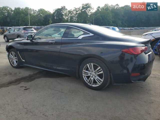 Черный Инфинити Q60, объемом двигателя 3 л и пробегом 71 тыс. км за 13900 $, фото 1 на Automoto.ua