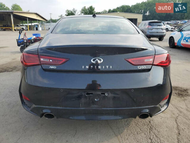 Черный Инфинити Q60, объемом двигателя 3 л и пробегом 71 тыс. км за 13900 $, фото 4 на Automoto.ua