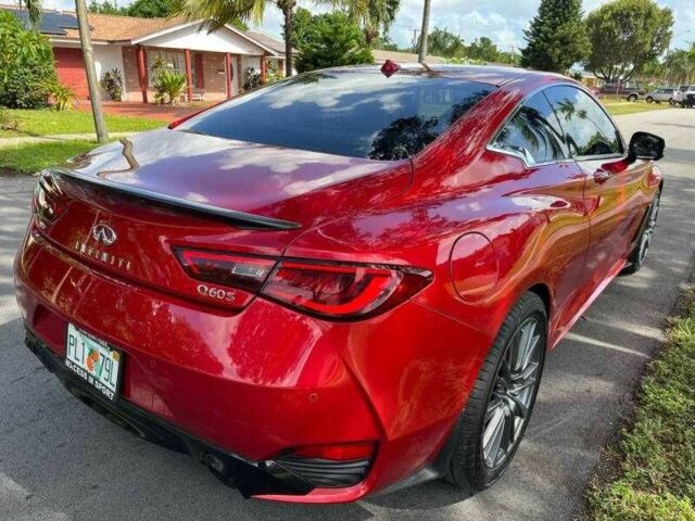 Красный Инфинити Q60, объемом двигателя 3 л и пробегом 55 тыс. км за 4950 $, фото 5 на Automoto.ua