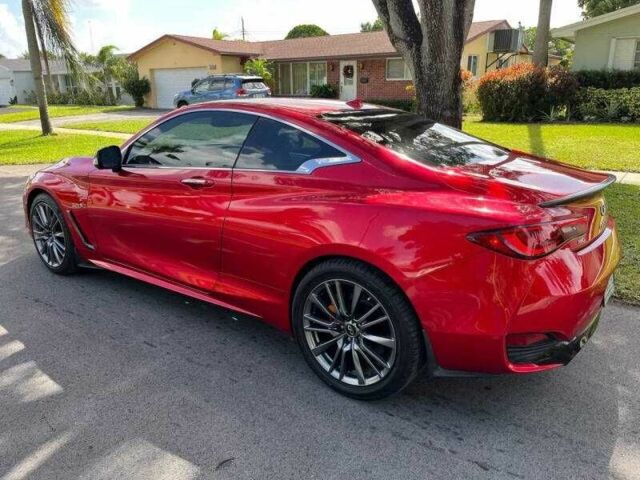 Красный Инфинити Q60, объемом двигателя 3 л и пробегом 55 тыс. км за 4950 $, фото 2 на Automoto.ua