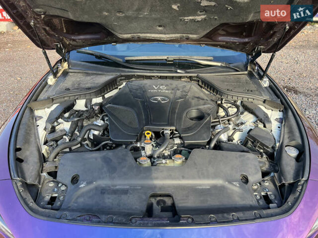 Красный Инфинити Q60, объемом двигателя 3 л и пробегом 91 тыс. км за 19500 $, фото 17 на Automoto.ua