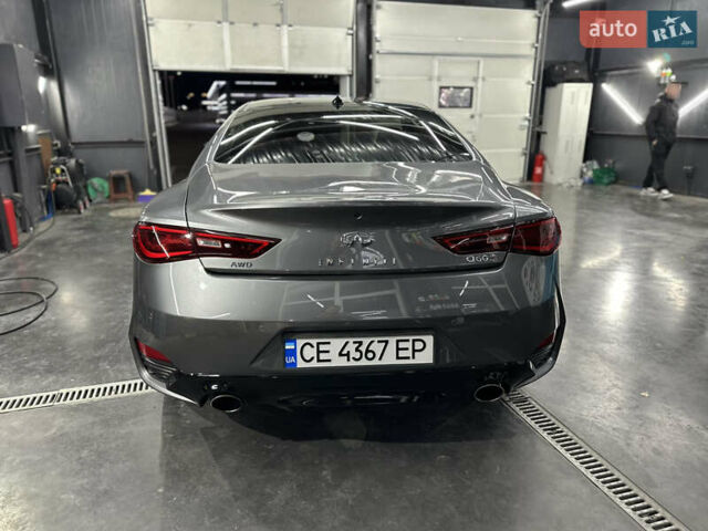 Серый Инфинити Q60, объемом двигателя 3 л и пробегом 107 тыс. км за 22200 $, фото 6 на Automoto.ua