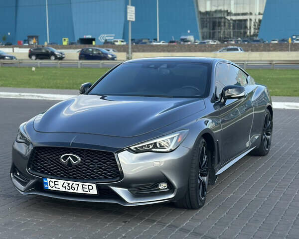 Серый Инфинити Q60, объемом двигателя 3 л и пробегом 107 тыс. км за 23000 $, фото 2 на Automoto.ua