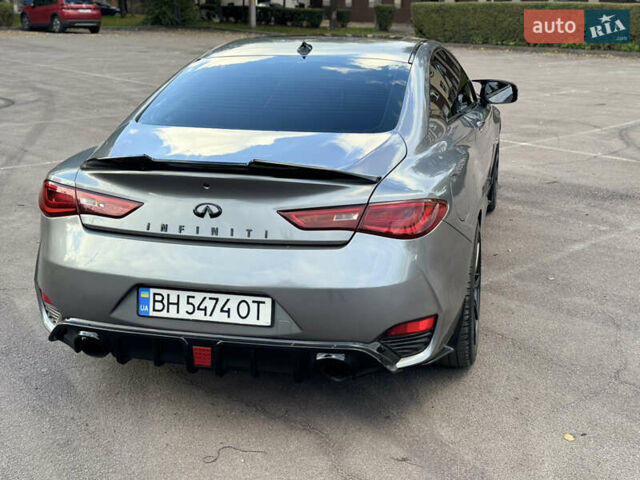 Серый Инфинити Q60, объемом двигателя 2 л и пробегом 38 тыс. км за 21700 $, фото 20 на Automoto.ua