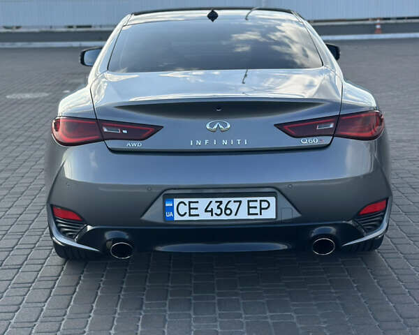 Серый Инфинити Q60, объемом двигателя 3 л и пробегом 107 тыс. км за 23000 $, фото 5 на Automoto.ua