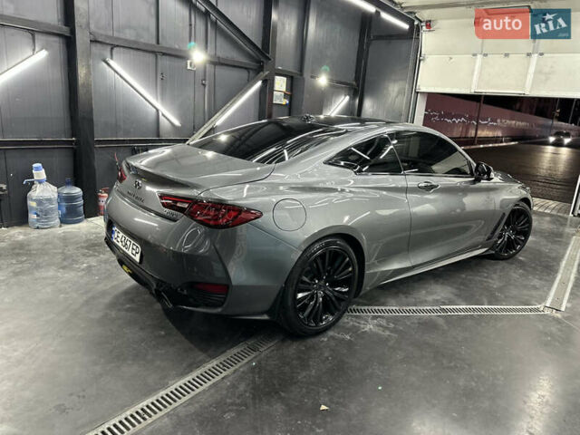 Серый Инфинити Q60, объемом двигателя 3 л и пробегом 107 тыс. км за 20999 $, фото 5 на Automoto.ua