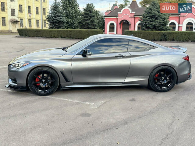 Серый Инфинити Q60, объемом двигателя 2 л и пробегом 38 тыс. км за 21700 $, фото 16 на Automoto.ua