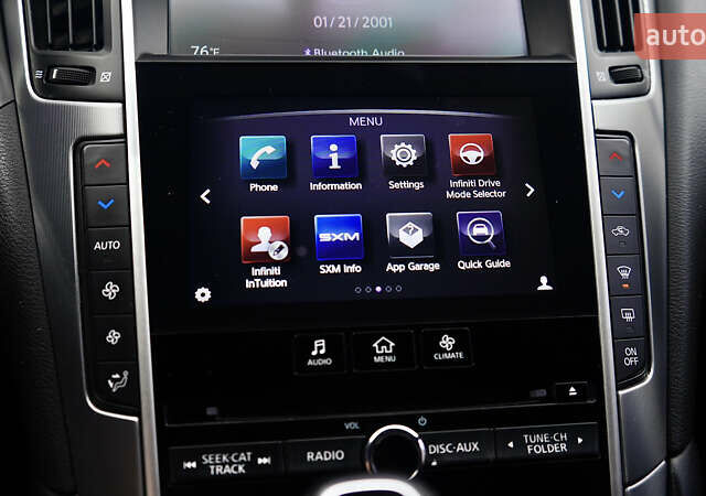 Серый Инфинити Q60, объемом двигателя 3 л и пробегом 162 тыс. км за 19500 $, фото 40 на Automoto.ua