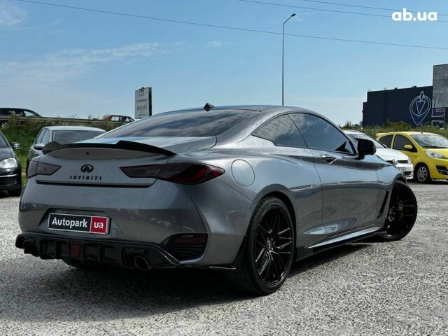 Серый Инфинити Q60, объемом двигателя 3 л и пробегом 88 тыс. км за 26990 $, фото 9 на Automoto.ua