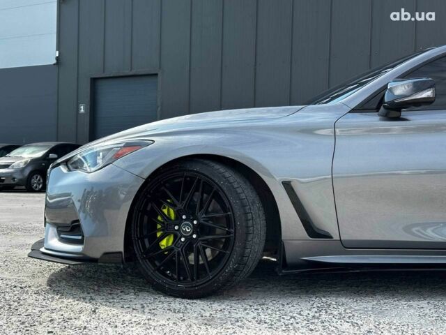 Серый Инфинити Q60, объемом двигателя 3 л и пробегом 88 тыс. км за 26990 $, фото 4 на Automoto.ua