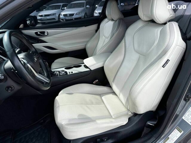 Серый Инфинити Q60, объемом двигателя 3 л и пробегом 88 тыс. км за 26990 $, фото 21 на Automoto.ua