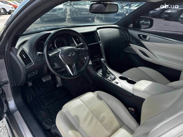 Серый Инфинити Q60, объемом двигателя 3 л и пробегом 88 тыс. км за 26990 $, фото 22 на Automoto.ua
