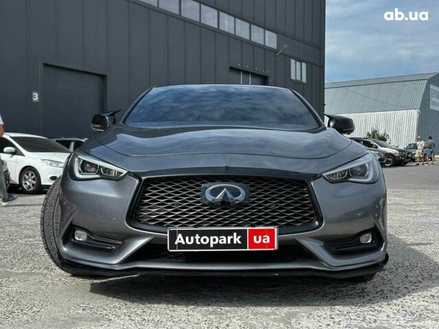Серый Инфинити Q60, объемом двигателя 3 л и пробегом 88 тыс. км за 26990 $, фото 1 на Automoto.ua